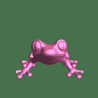 treefrog Reptilian 3d print model - Mito3D
