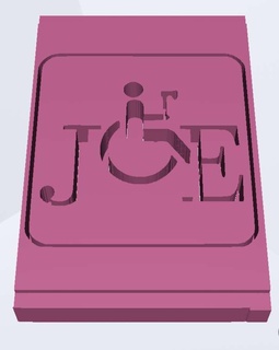 tributo cadeira rodas Machado atirador Esportes ar livre 3d print model - Mito3D