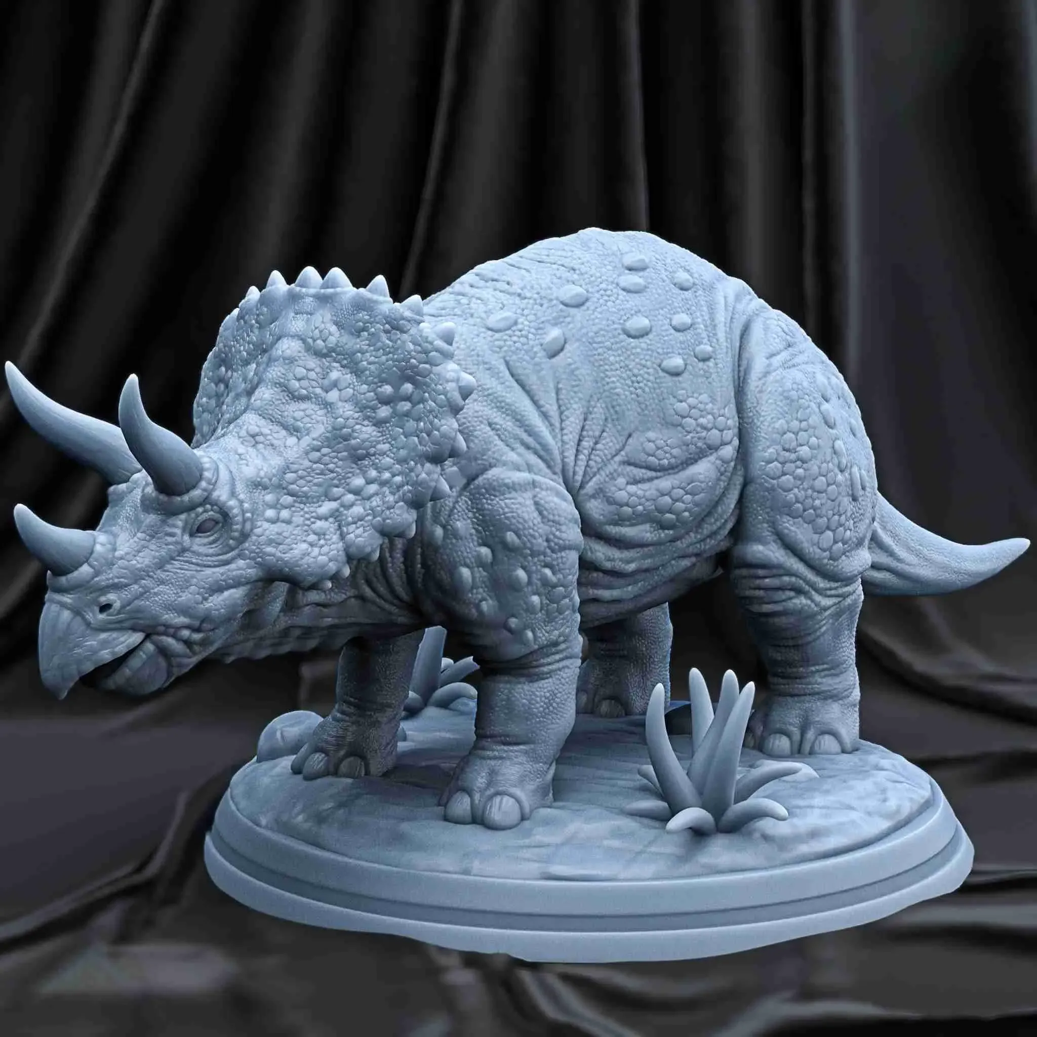 triceratops 3d models download creality cloud 3D print model - Mito3D