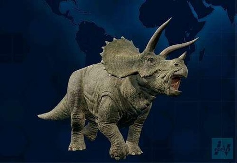triceratops 3d modelle download realität wolke dinosaurier 3d print model - Mito3D