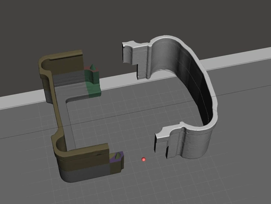 aparar anel coberta corrimão 3d modelos baixar crialidade nuvem 3d print model - Mito3D