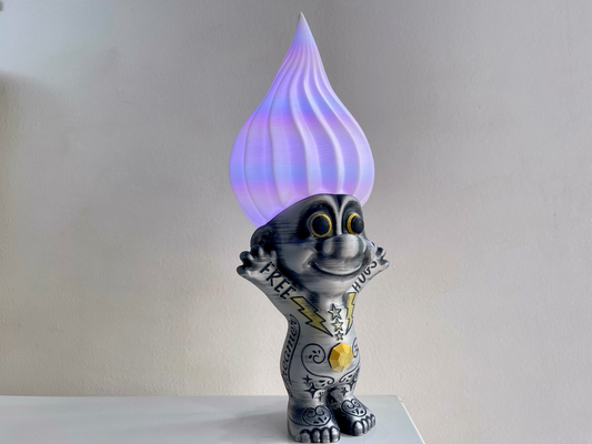 troll malloppo festone lampada fioriera contenitore 3d modelli scarica creality nube 3d print model - Mito3D