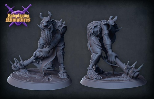 Troll Krieger 3d print model - Mito3D