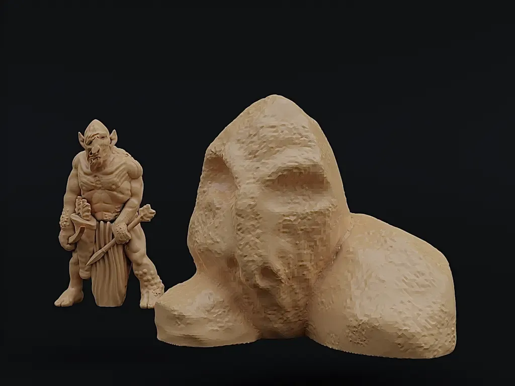 trollstone 7 3d modèles télécharger créalité nuage 3D print model - Mito3D