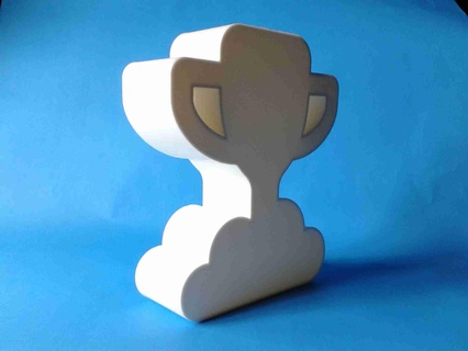 trofeo tazza nube nidible scatola 3d print model - Mito3D