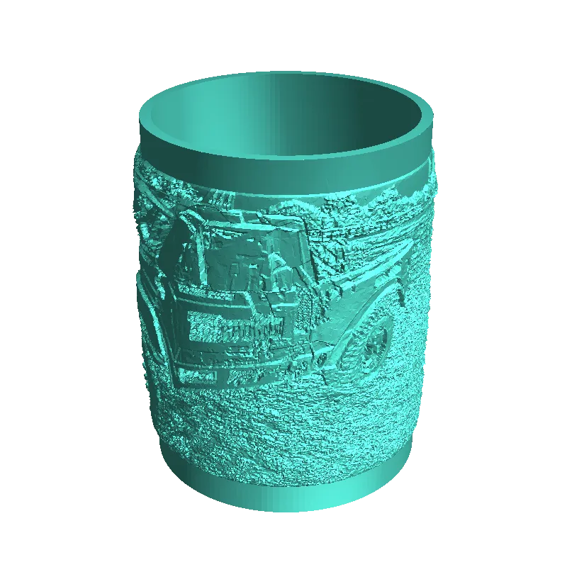 lkw tasse 3d modelle download realität wolke 3D print model - Mito3D