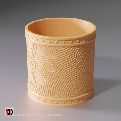 turing pot planter 3d models download creality cloud cups & mugs 3d print model - Mito3D