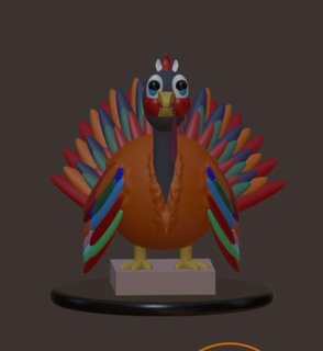 turkey Characters 3d print model - Mito3D