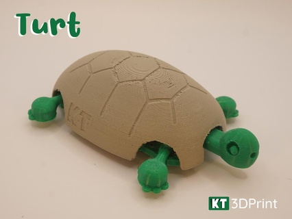 turt - mechanical toy Toy Cars 3d print model - Mito3D