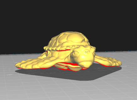 tortue animaux 3d print model - Mito3D
