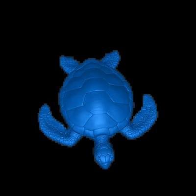 schildkröte 3d modelle download realität wolke 3d print model - Mito3D