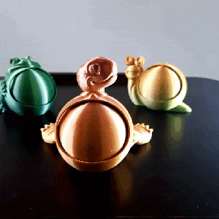 tartaruga mantém joalheria carrinhos reptiliano 3d print model - Mito3D