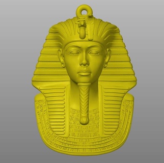 tutankamón collar esculturas cultural reliquias 3d print model - Mito3D
