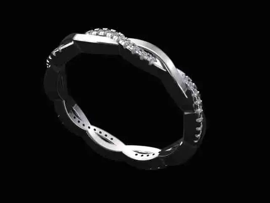 twisted ring 3d models download creality cloud 3d print model - Mito3D