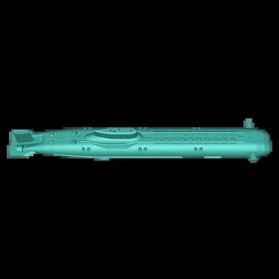 tifón clase submarino 3d modelos descargar crealidad nube 3d print model - Mito3D