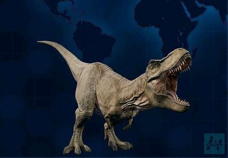 tyrannosaurus rex 3d modelle download realität wolke dinosaurier 3d print model - Mito3D
