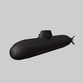 u212 Submarines 3d print model - Mito3D