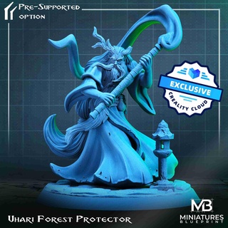 uhari forest protector 3d models download creality cloud Men 3d print model - Mito3D