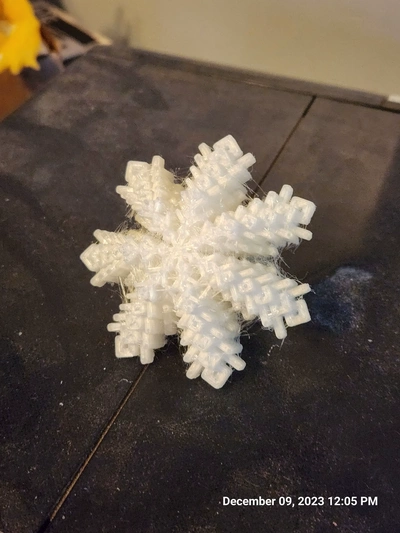 3d copo nieve modelos descargar crealidad nube 3d print model - Mito3D