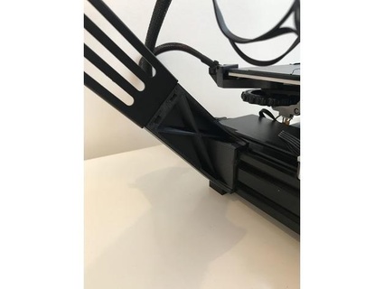 ender 3 montado carretel suporte impressora partes acessórios 3d print model - Mito3D