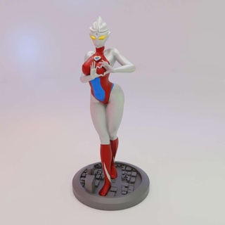 ultramulher ventilador fêmea Ultraman personagens 3d print model - Mito3D