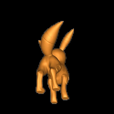 umbreon 3d modelli scarica creality nube 3d print model - Mito3D