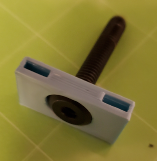 underdesk cable mount tie bracket Tools 3d print model - Mito3D