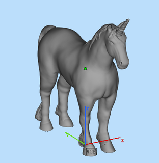 unicornio mamífero 3d print model - Mito3D