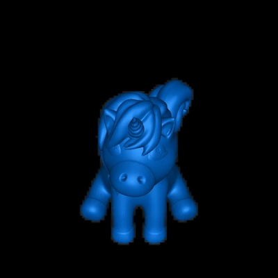 unicorn 3d models download creality cloud 3d print model - Mito3D