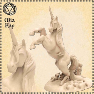 unicorn action Characters 3d print model - Mito3D