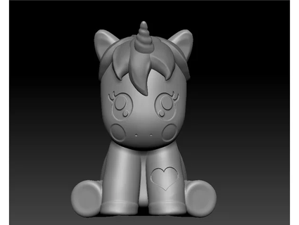 unicorn cute Myths 3d print model - Mito3D