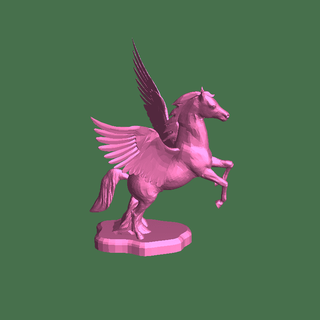 unicorn pink 3d models download creality cloud Mammal 3d print model - Mito3D