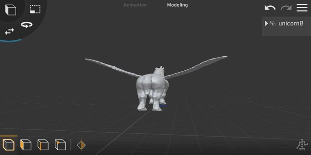 unicorno utente animali 3d print model - Mito3D