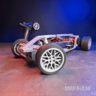 universal chassis drft1 3d models download creality cloud racing & roadsters 3d print model - Mito3D