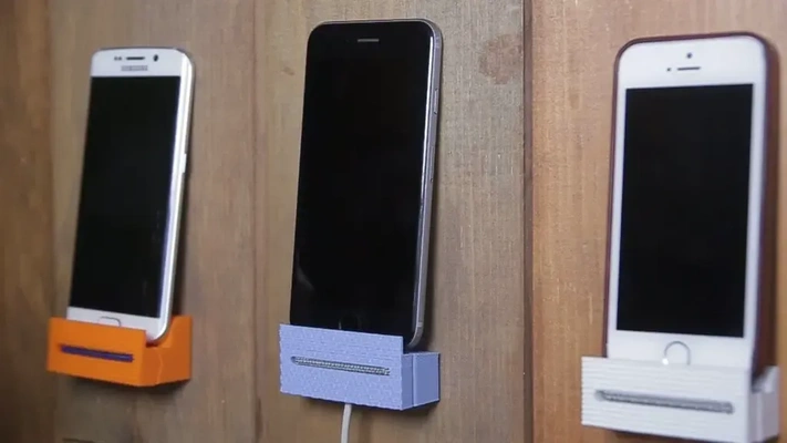 universel téléphone mur quai 3d modèles télécharger créalité nuage 3d print model - Mito3D