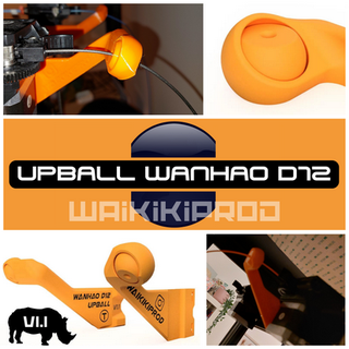 upball wanhao d12 guía rail fil potenciar impresora partes accesorios 3d print model - Mito3D