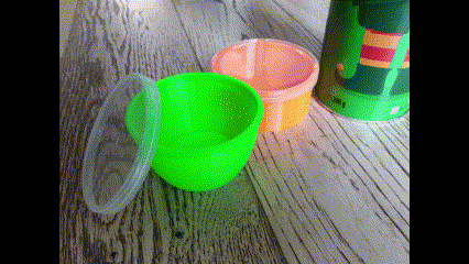 upcycle recycle pringles lid bowl containers Others 3d print model - Mito3D