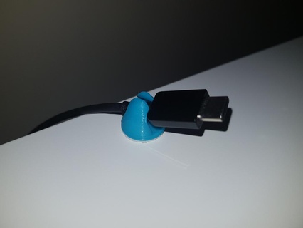 USB câble titulaire soutien téléphone chargeur gadgets électronique 3d print model - Mito3D