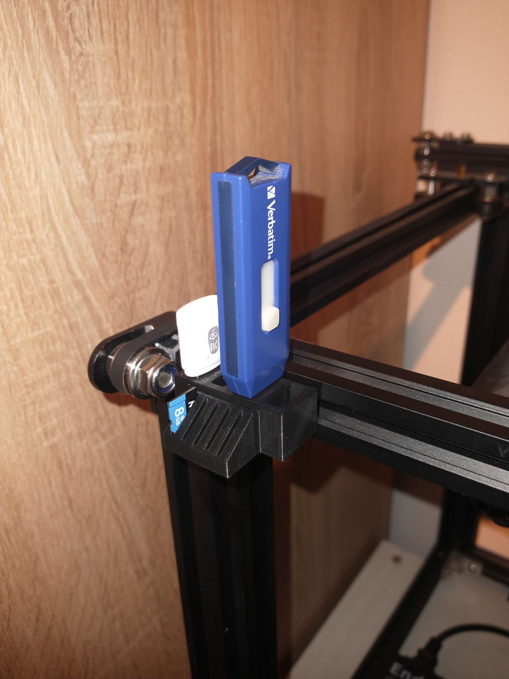 USB sopa mikro ssd kartın Kulp destek oturma yazıcı parçalar Aksesuarlar 3D print model - Mito3D