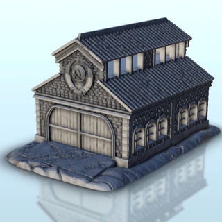urss magazzino pavimento 11 ww2 terreno scenario diorama storico edifici 3d print model - Mito3D