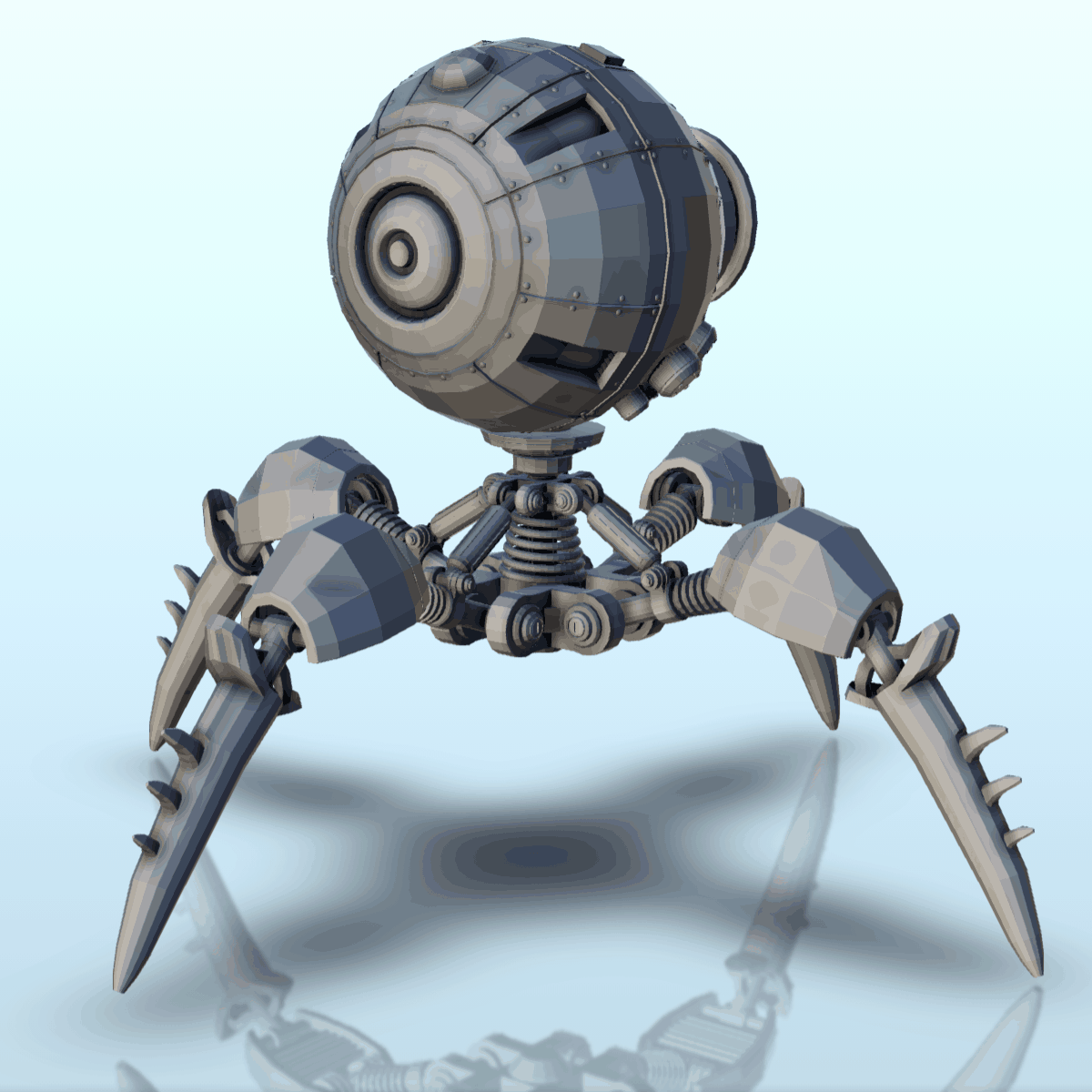 utia combat robot 26 - sci-fi science fiction future 40k b Robots 3D print model - Mito3D