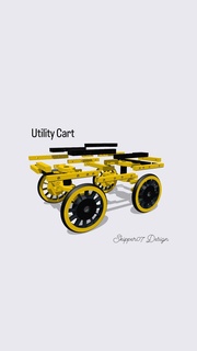 utility cart 16 Trains 3d print model - Mito3D