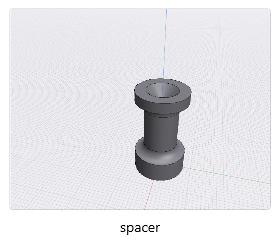 v-8 spacer pully Foods 3d print model - Mito3D