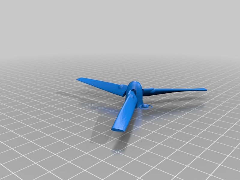 v22 águila pescadora aeronave 3D print model - Mito3D