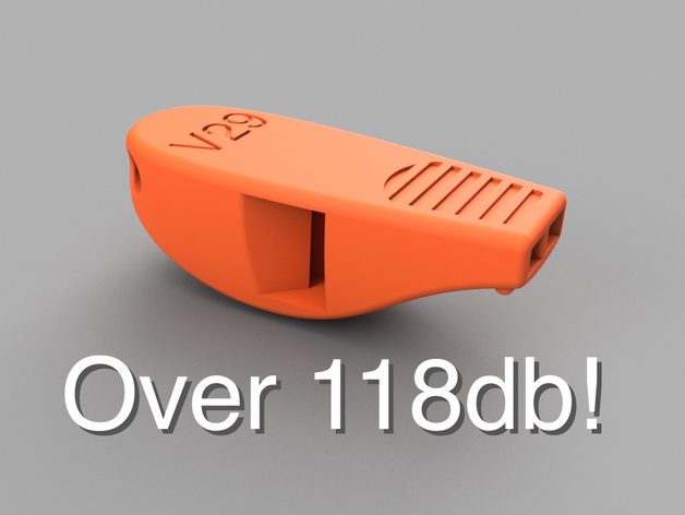 v29 loudest whistle 3d models download creality cloud toys & games 3D print model - Mito3D