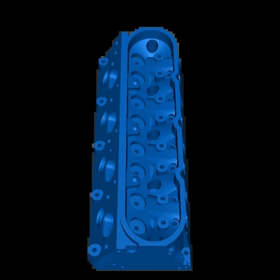 v8 cilindro cabeza 3d modelos descargar crealidad nube 3d print model - Mito3D