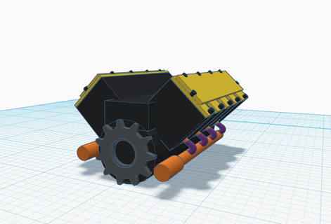 v8 motore veicolo parti 3d print model - Mito3D