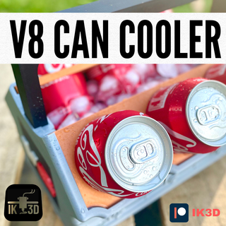 v8 engine block cooler holder Outdoor 3d print model - Mito3D