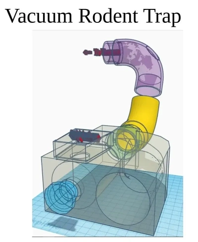 vakuum nagetier falle 3d modelle download realität wolke 3d print model - Mito3D