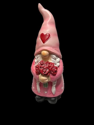 valentine's day gnome flowers 3d models download creality cloud fictional characters 3d print model - Mito3D